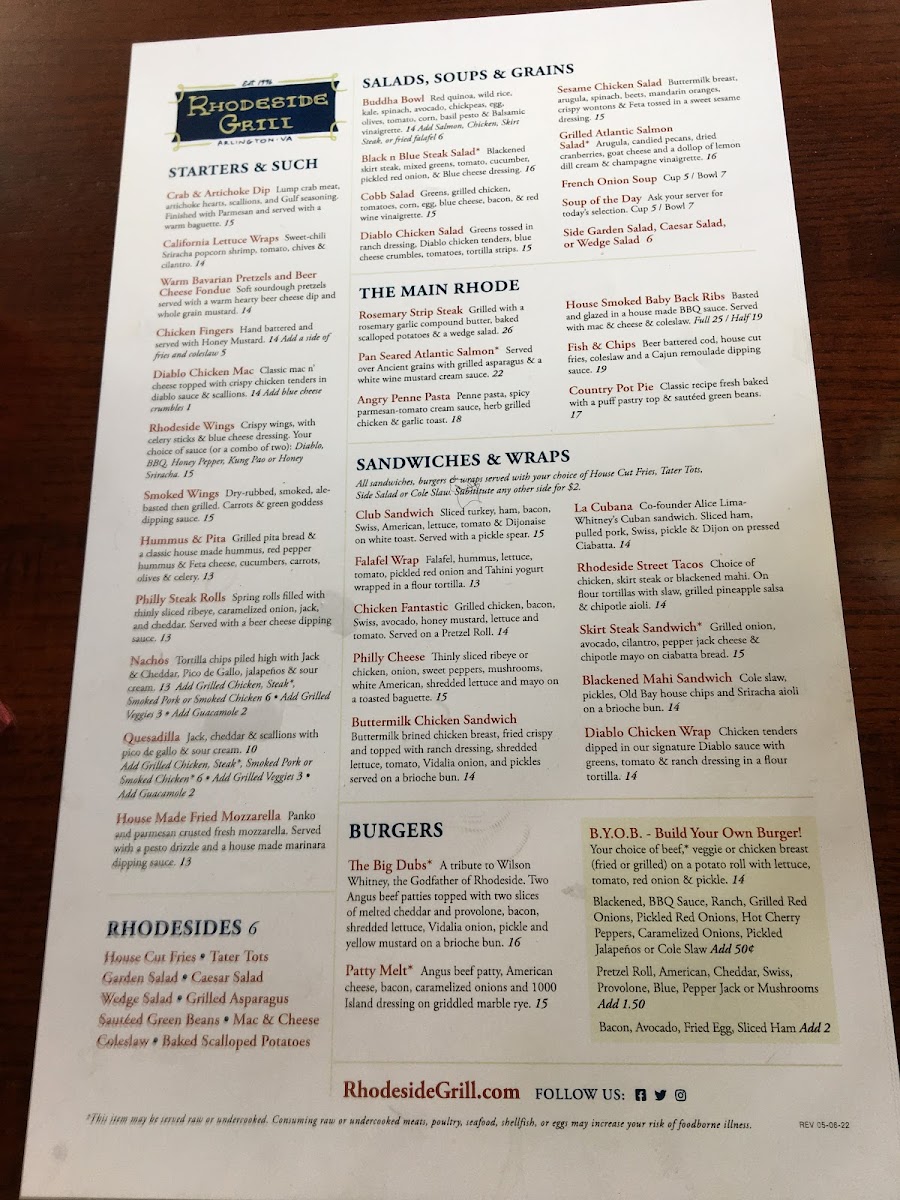 Menu Rhodeside Grill-5